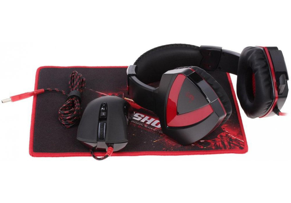 Гарнитура A4Tech A91G5PB72 Black-Red