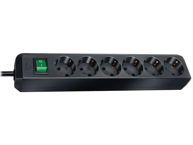 Brennenstuhl Сетевой фильтр Brennenstuhl Eco-Line 6 Sockets 1.5m Black 1159500015 / 1159500075