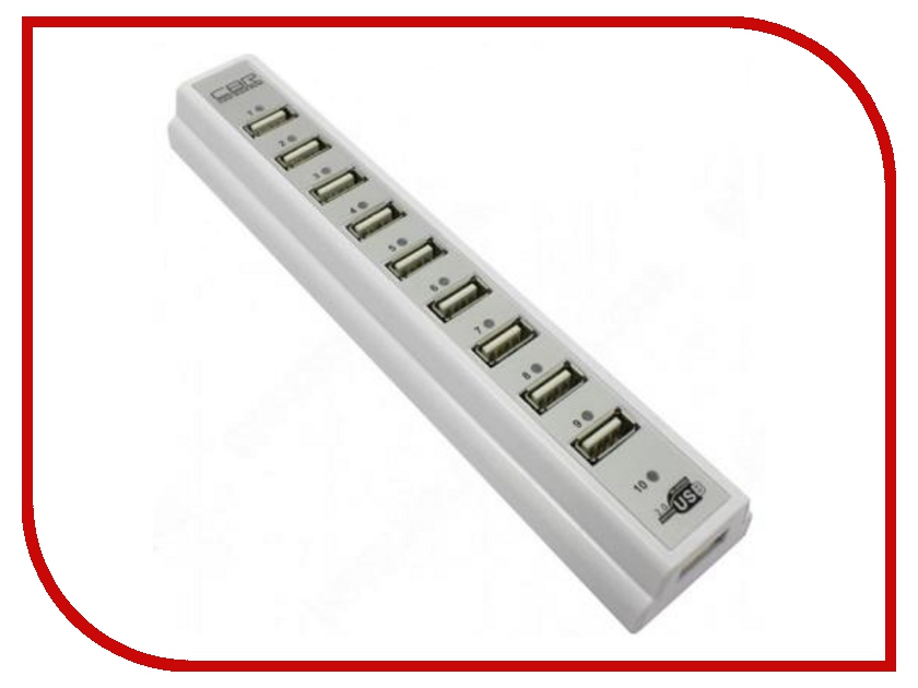  USB CBR CH310 USB 10-ports White