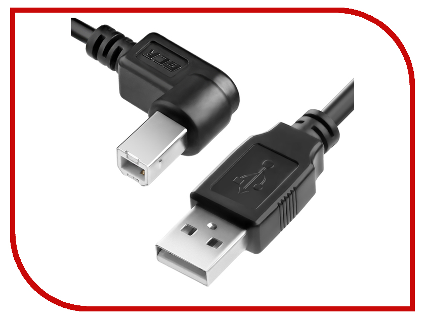  Greenconnect Premium USB 2.0 AM - BM 0.6m Black GCR-UPC3M2-BB2S-0.6m