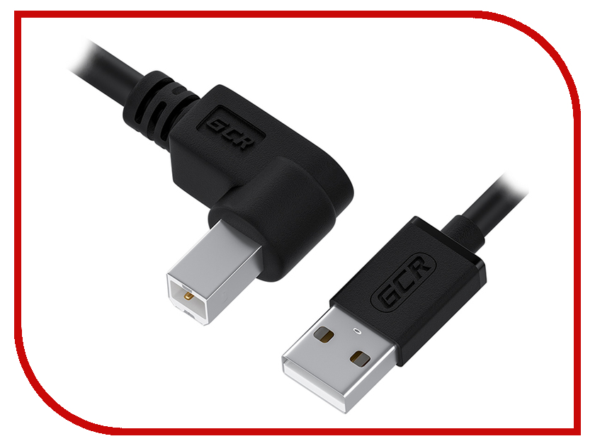  Greenconnect Premium USB 2.0 AM - BM 1.0m Black GCR-UPC3M2-BB2S-1.0m
