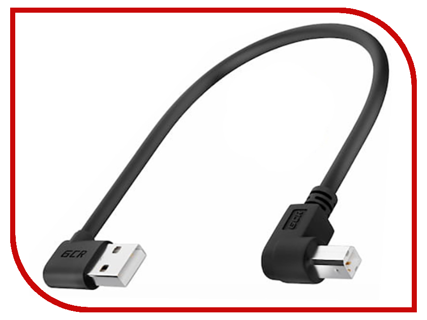  Greenconnect USB 2.0 AM - BM 0.5m Black GCR-AUPC5AM-BB2S-0.5m
