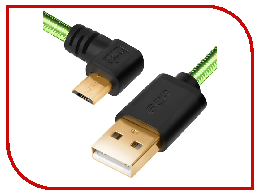  Greenconnect Micro USB 2.0 AM - Micro B 5pin 0.3m Green GCR-UA12AMCB6-BB2SG-0.3m