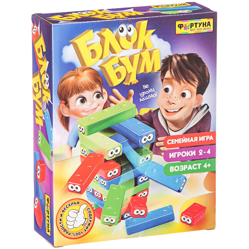 Настольная игра Фортуна Блок Бум Ф79326