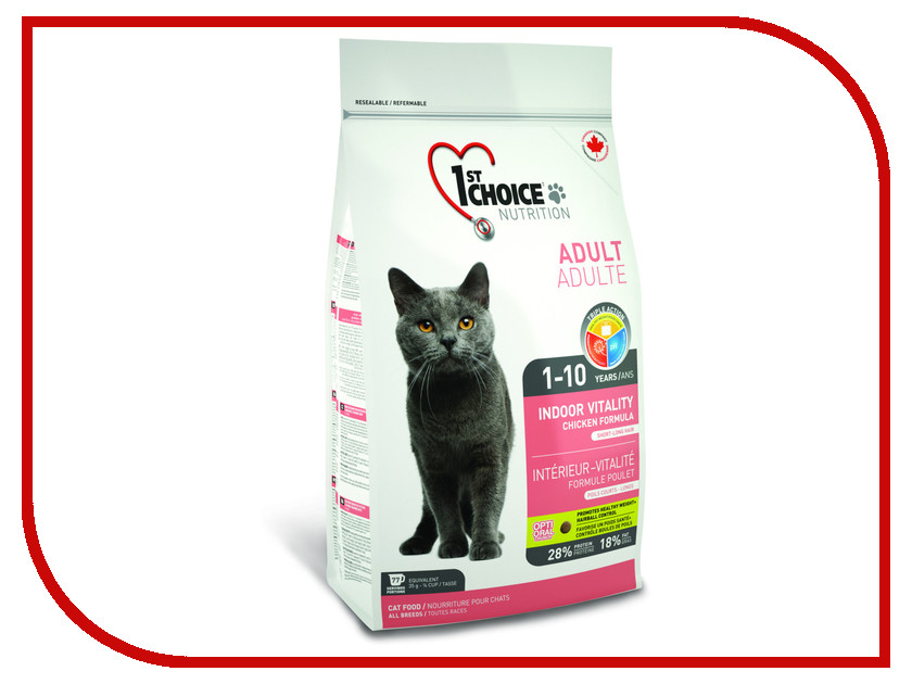 Корм 1st Choice Vitality Цыпленок 350g для домашних кошек 102.1.210