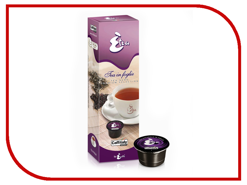  Caffitaly System Tea in Foglie Tea Nero Premium 10