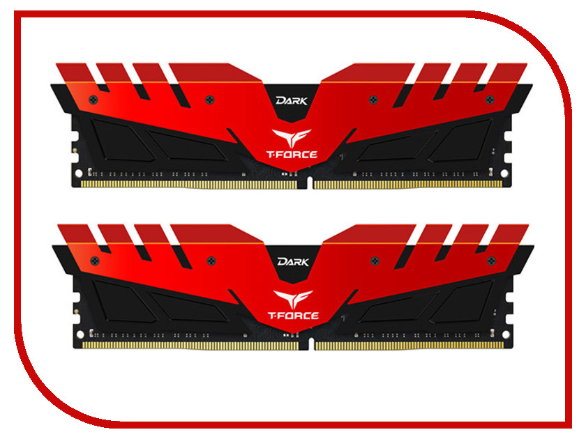   Team Group T-Force Dark Rog Red DDR4 DIMM 3000MHz PC4-24000 CL16 - 16Gb KIT (2x8Gb) TDRRD416G3000HC16CDC01