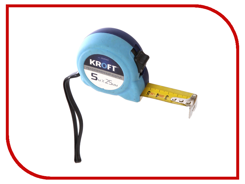 Рулетка Kroft 5m x 25mm 202060