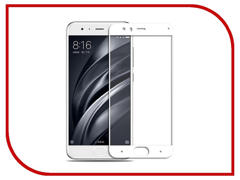    Xiaomi Mi6 Zibelino TG Full Screen 0.33mm 2.5D White ZTG-FS-XMI-MI6-WHT