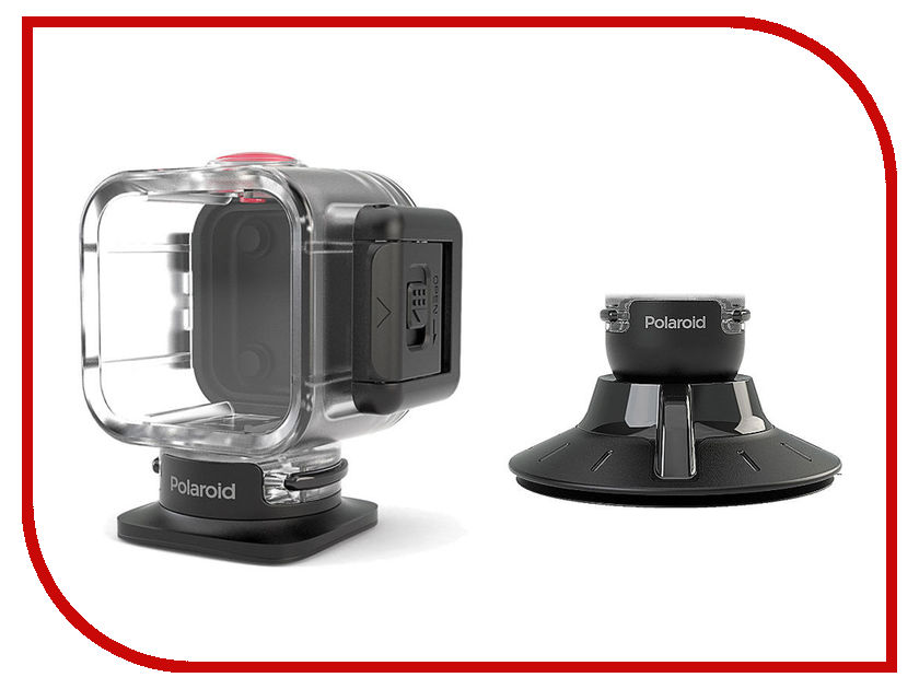  Polaroid POLC3WSM Cube Waterproof Case with Suction Mount 