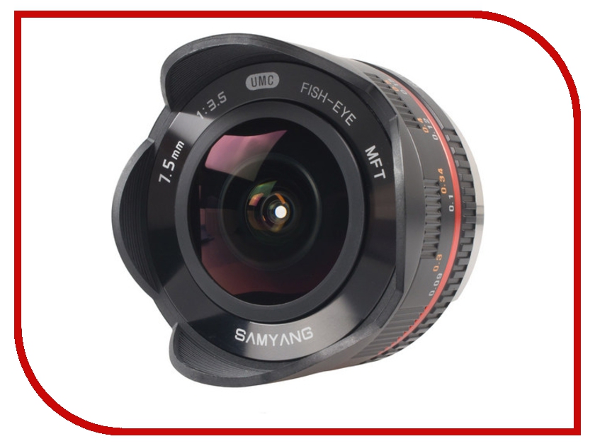  Samyang 7.5mm f / 3.5 UMC Fish-eye Micro 4 / 3