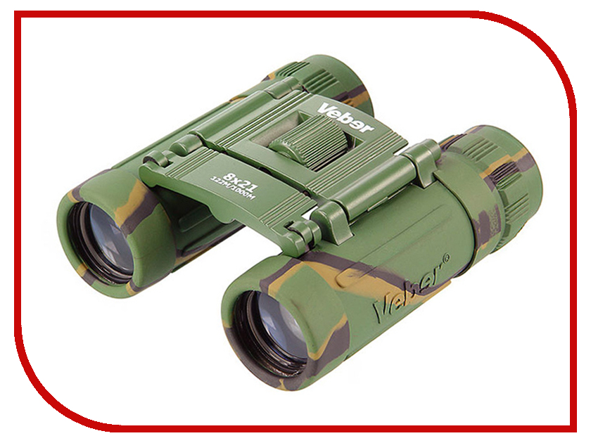все цены на Бинокль Veber Sport БН 8x21 Khaki онлайн