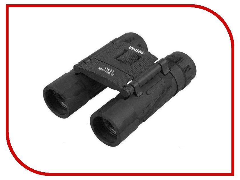 Veber Sport  10x25 Binoculars Black
