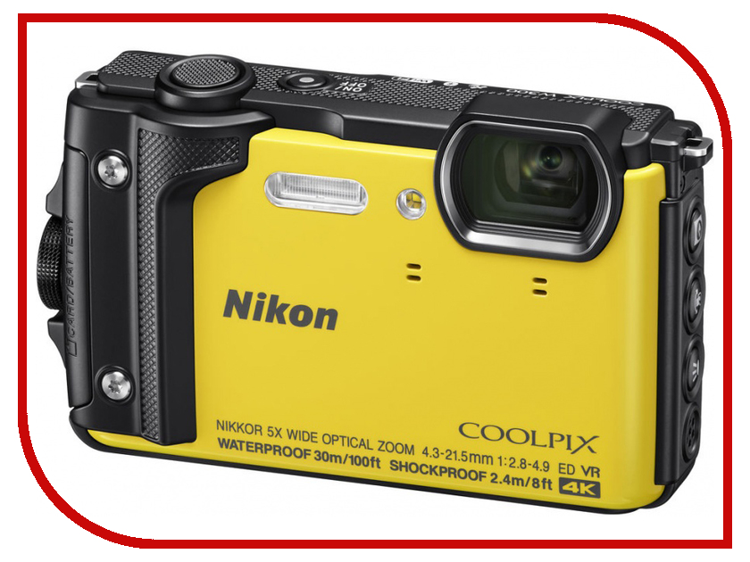 фото Фотоаппарат Nikon Coolpix W300 Yellow