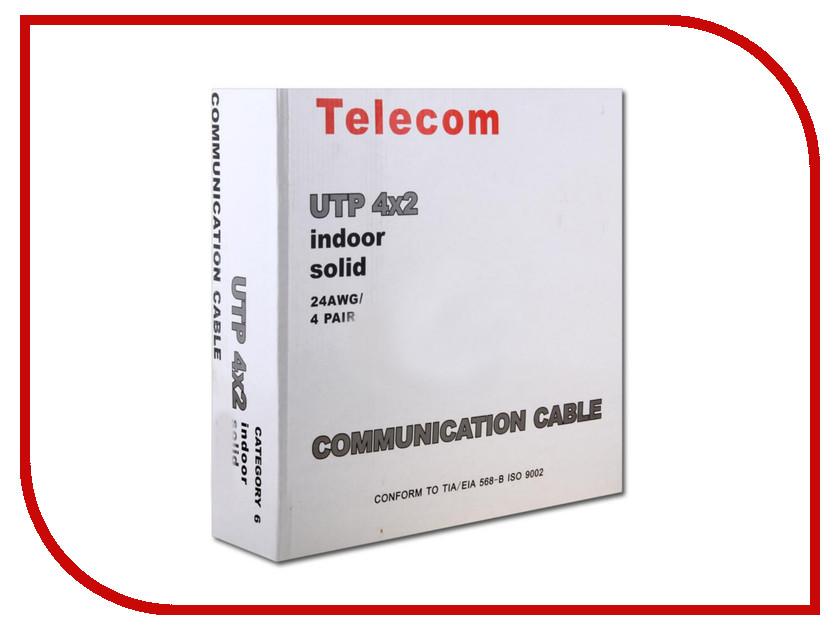 сетевые кабели (патч-корды и бухты) Сетевой кабель Telecom UTP cat.6 0.5m