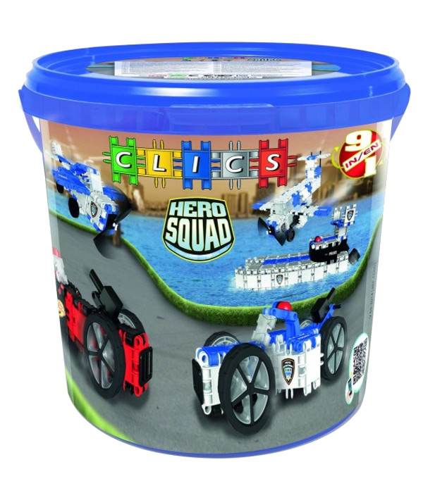 Конструктор CLICS Полиция 9 в 1 CD003