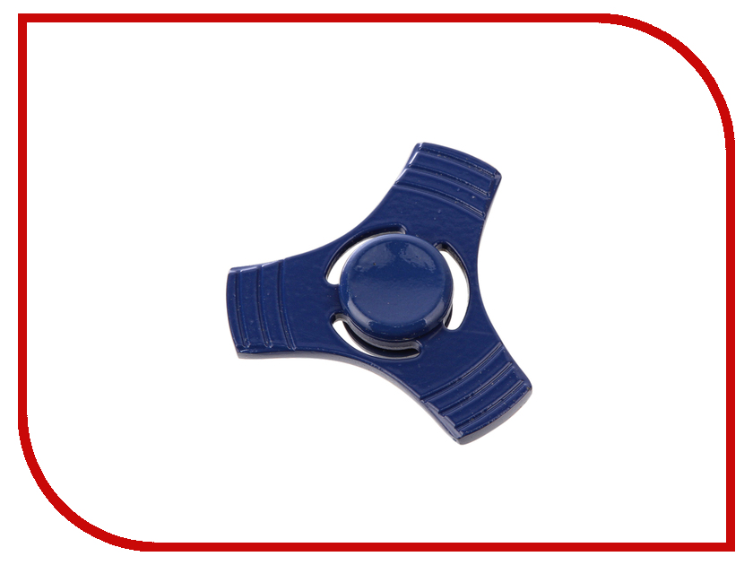  Aojiate Toys Finger Spinner Metal with Lines Blue RV573