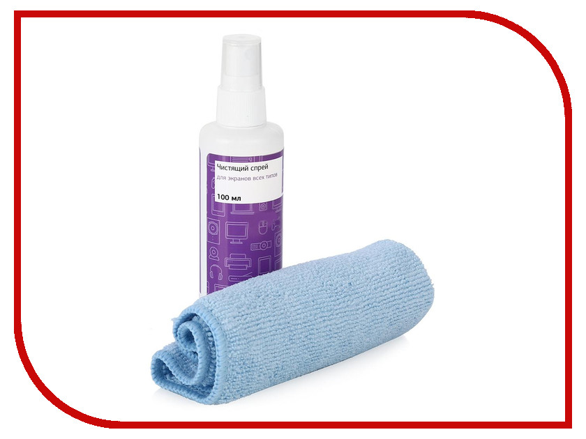 фото Аксессуар Nexport Чистящий набор для экранов всех типов 100 ml + микрофибра NP378704