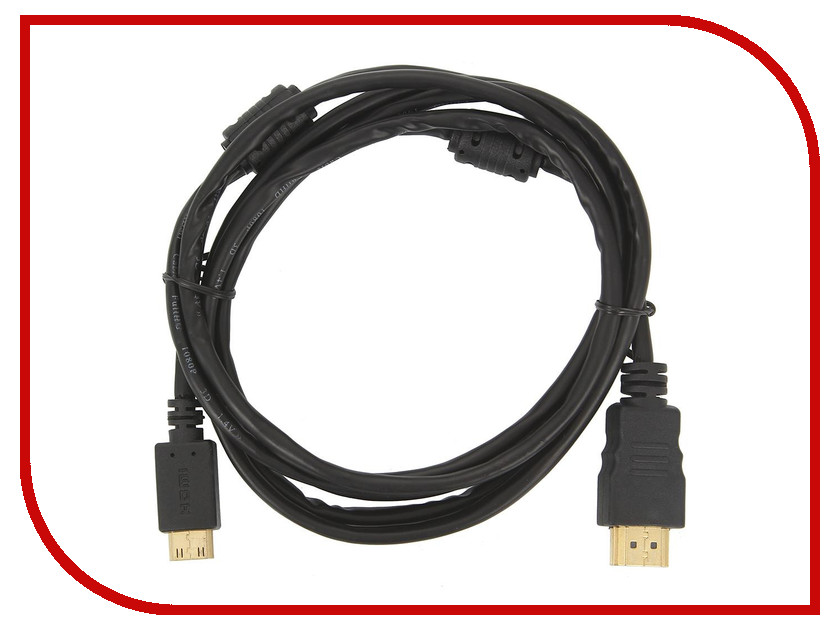  Nexport miniHDMI-HDMI 1.8m Black NP-mnHMHM-RBB-1.8
