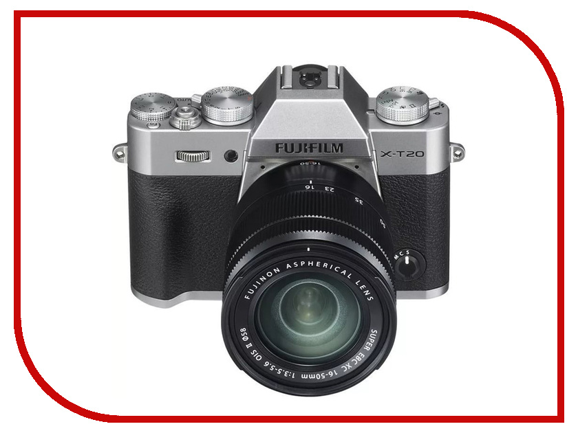 фото Фотоаппарат FujiFilm X-T20 Kit 16-50 mm Silver