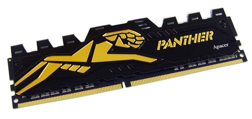 Модуль памяти Apacer Panther Golden DIMM DDR4 2666MHz PC4-21300 CL16 - 8Gb EK.08G2V.GEC