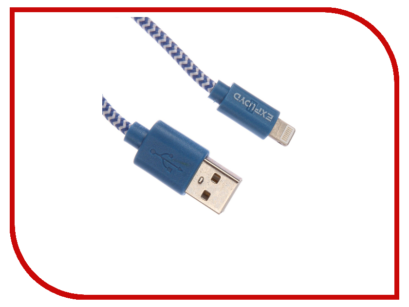  Exployd USB - Lightning 8pin 1m Blue EX-K-203