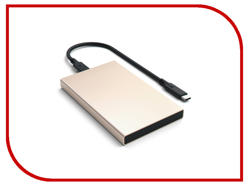   HDD Satechi Aluminum ST-TCDEG HDD 2.5 USB Type C External Gold