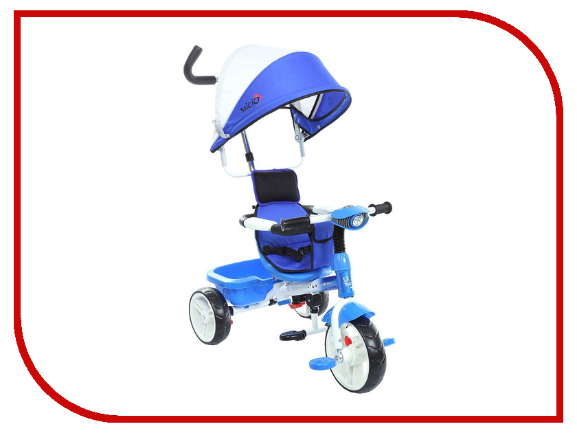 Коляска-велосипед Micio Uno Plus 2016 Blue-Wgite 1222326