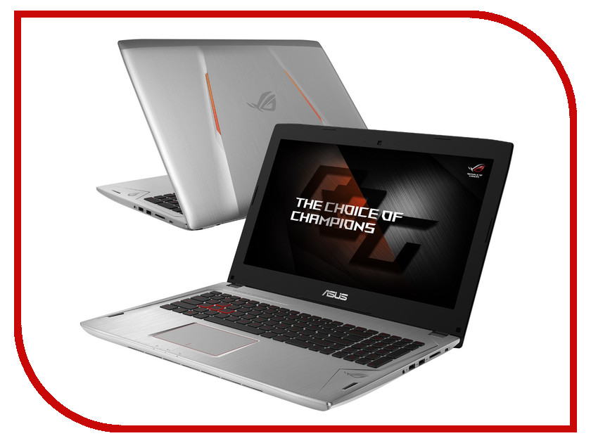 фото Ноутбук ASUS ROG GL502VM-FY441T 90NB0DR6-M07570 (Intel Core i7-7700HQ 2.8 GHz/12288Mb/1000Gb + 256Gb SSD/No ODD/nVidia GeForce GTX 1060 6144Mb/Wi-Fi/Cam/15.6/1920x1080/Windows 10 64-bit)