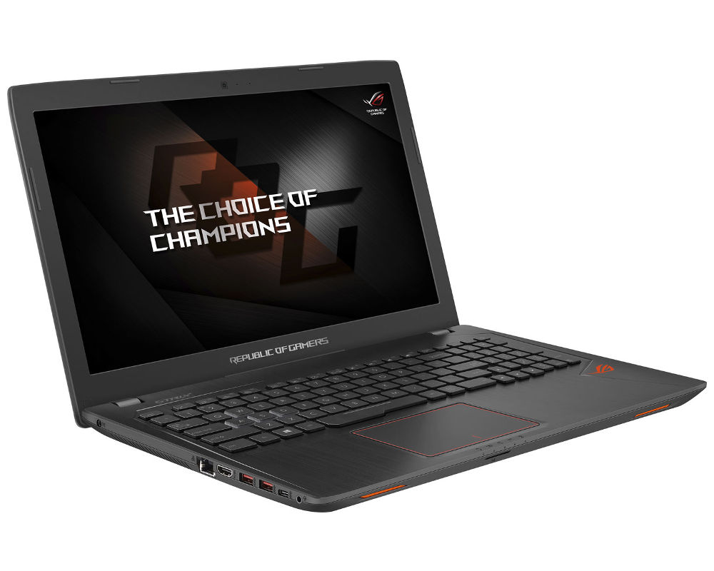 Ноутбук ASUS ROG GL553VE-FY200T 90NB0DX3-M02800 (Intel Core i7-7700HQ 2.8 GHz/12288Mb/1000Gb + 256Gb SSD/DVD-RW/nVidia GeForce GTX 1050Ti 4096Mb/Wi-Fi/Cam/15.6/1920x1080/Windows 10 64-bit)