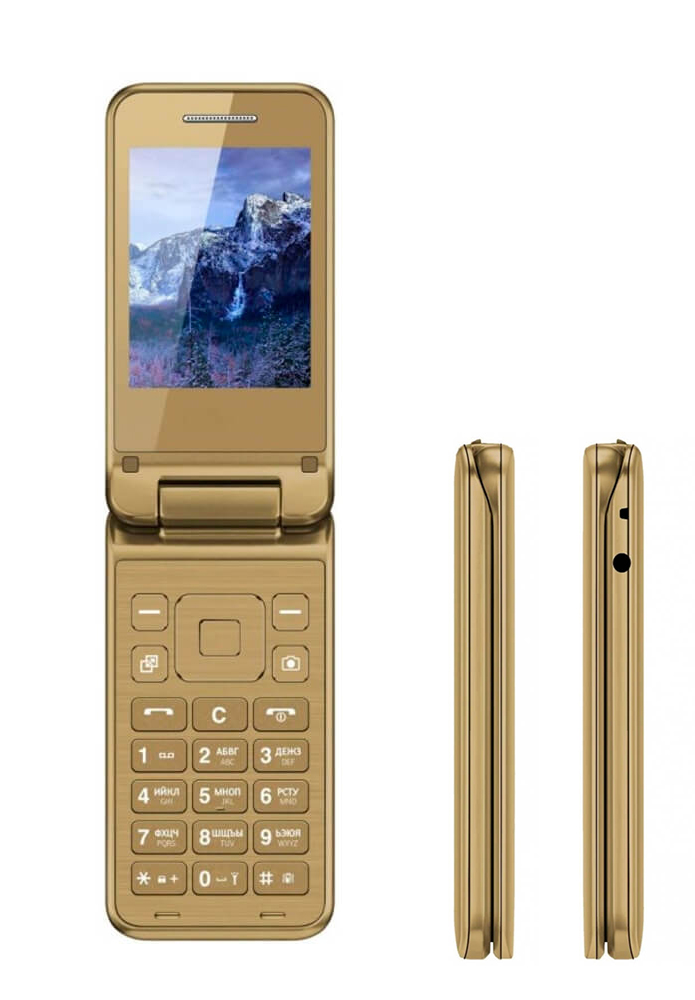 Сотовый телефон Vertex S106 Flip Gold