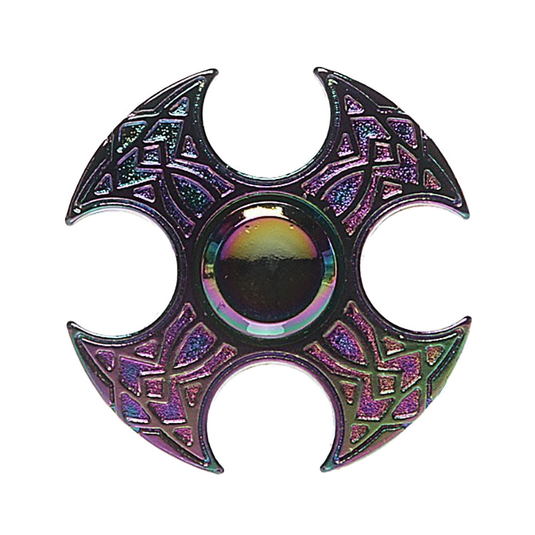 Спиннер Activ Hand Spinner 4-лопасти Hs06 Metall Multi Color 73219