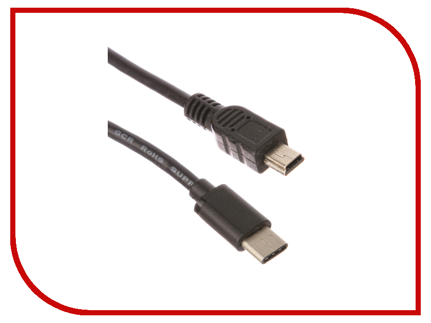 Greenconnect USB Type C - USB 2.0 0.5m Black GCR-UC1MNB-BB2S-0.5m