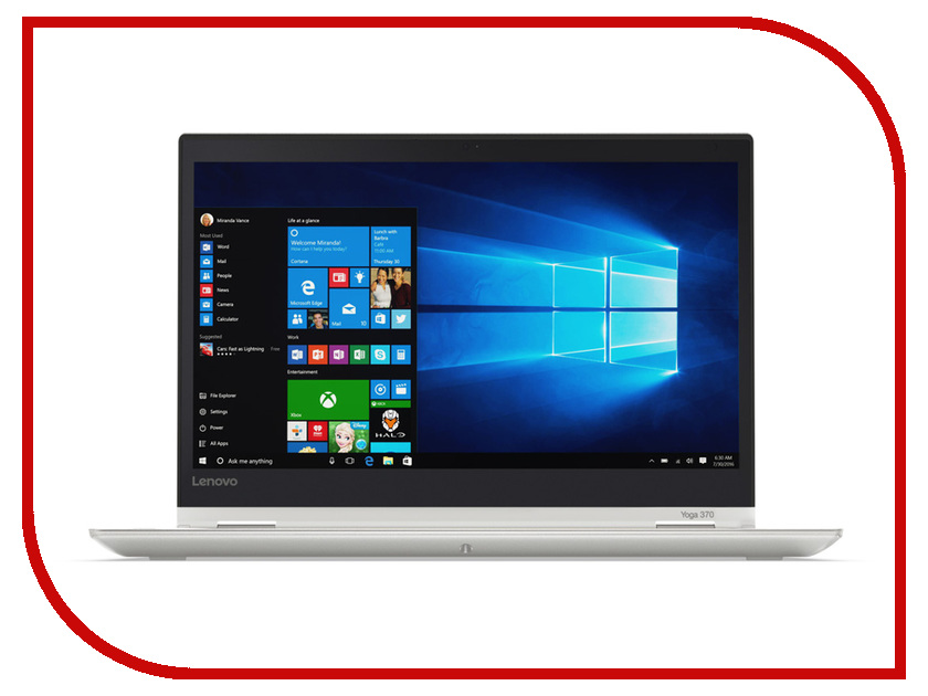  Lenovo ThinkPad Yoga 370 20JH003DRT (Intel Core i5-7200U 2.5 GHz / 4096Mb / 128Gb SSD / No ODD / Intel HD Graphics / Wi-Fi / Bluetooth / Cam / 13.3 / 1920x1080 / Touchscreen / Windows 10 64-bit)