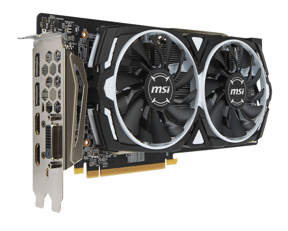 Видеокарта MSI Radeon RX 580 1340Mhz PCI-E 3.0 8192Mb 8000Mhz 256 bit DVI 2xHDMI HDCP RX 580 ARMOR 8G, RX 580 ARMOR 8G
Видеокарта MSI Radeon RX 580 1340Mhz PCI-E 3.0 8192Mb 8000Mhz 256 bit DVI 2xHDMI HDCP RX 580 ARMOR 8G, RX 580 ARMOR 8G