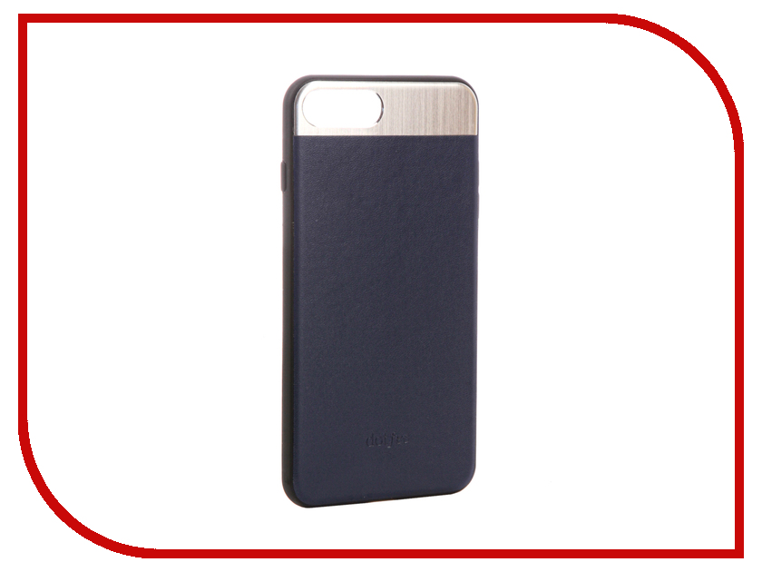  - Dotfes G03 Aluminium Alloy Nappa Leather Case  APPLE iPhone 7 Plus Blue 47091