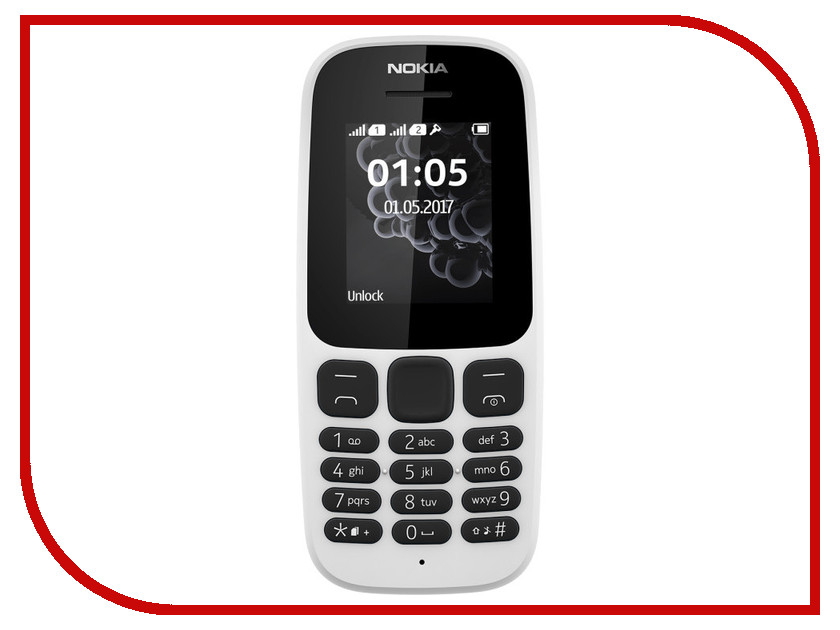   Nokia 105 Dual Sim TA-1034 White