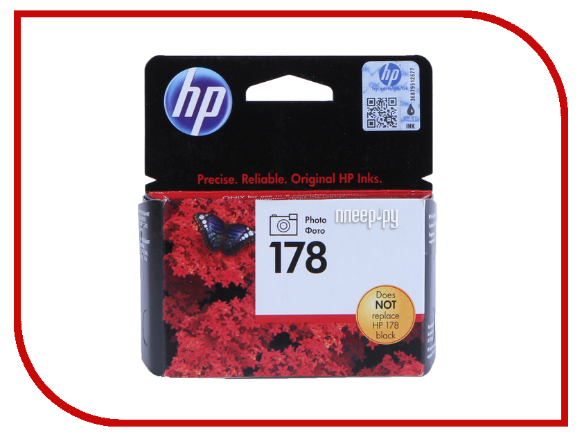  HP 178 CB317HE Photo Black  B109 / C5383 / C6383 / D5463 / Plus B209 / B8553