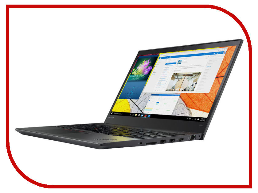  Lenovo ThinkPad T570 20H90050RT (Intel Core i5-7200U 2.5 GHz / 8192Mb / 1000Gb / SSD 128Gb / nVidia GeForce 940MX 2Gb / Wi-Fi / Bluetooth / Cam / 15.6 / 1920x1080 / Windows 10 64-bit)