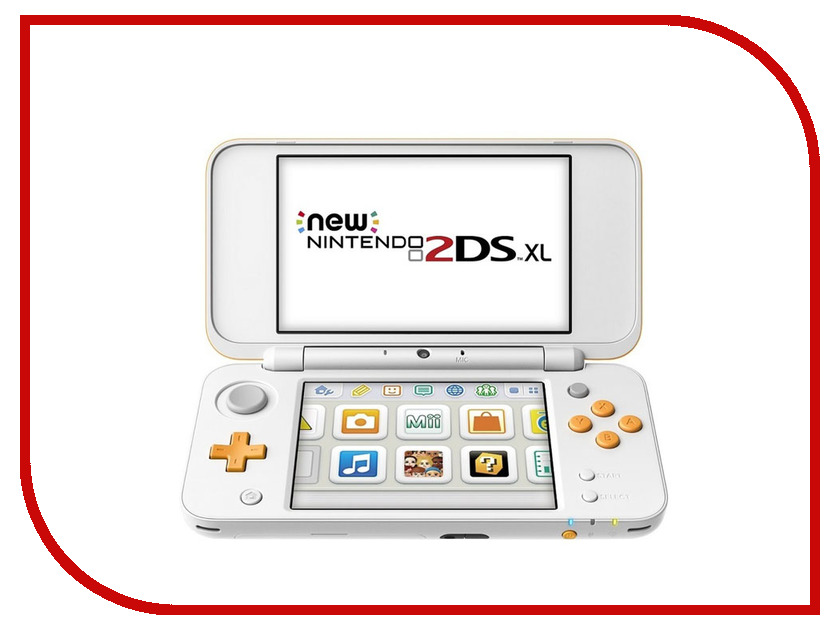 Игровая приставка Nintendo 2DS XL White-Orange ConNd2D10