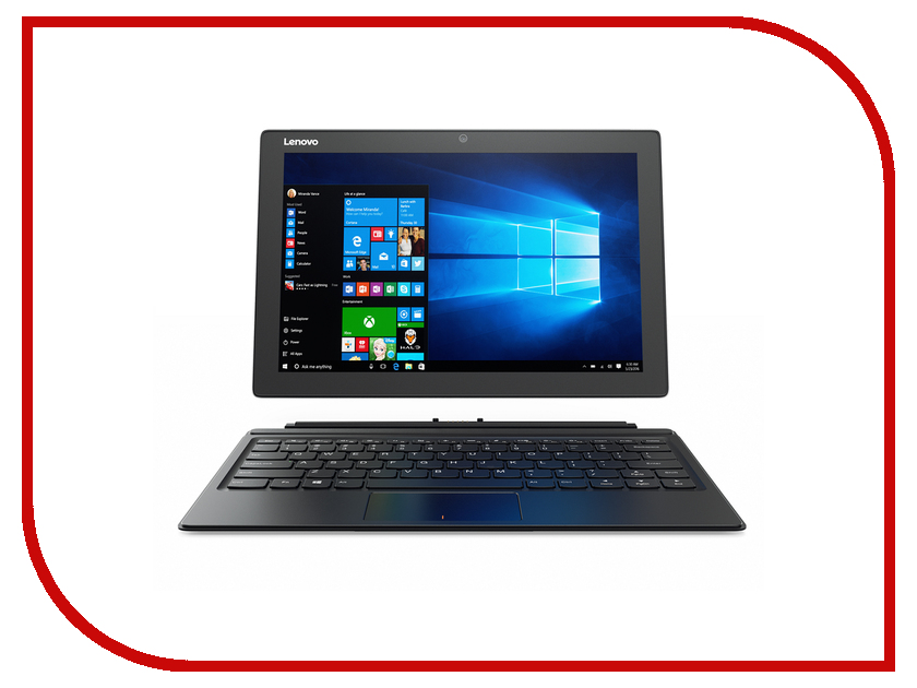 Планшетные компьютеры 510-12IKB Планшет Lenovo MiiX 510-12IKB 80XE00C8RK (Intel Core i3-7100 3.9 GHz/8192Mb/256Gb/LTE/Wi-Fi/Cam/12/1920x1200/Windows 10 64-bit)
