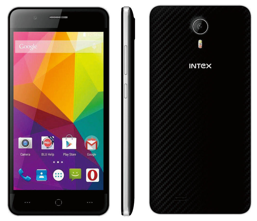 Сотовый телефон Intex Cloud Glory N LTE Black-Silver
