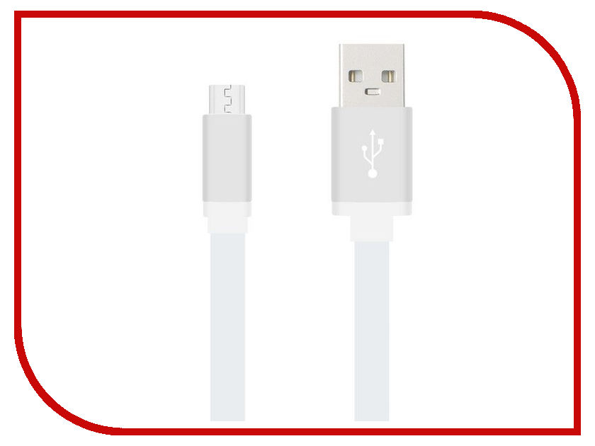  Krutoff USB - MicroUSB 1m White 14257