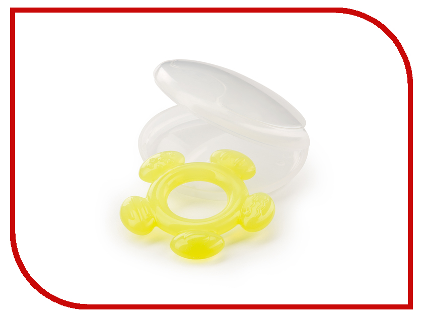  Happy Baby Silicone Teether in Case Lime 20015 4650069781905
