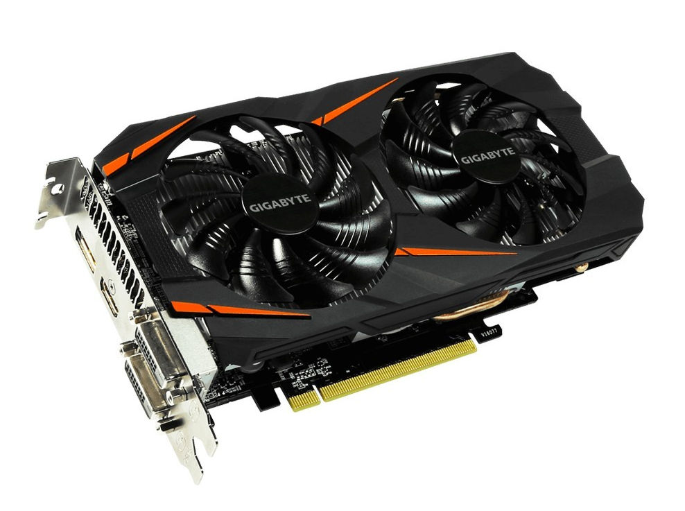 Видеокарта GigaByte GeForce GTX 1060 1556Mhz PCI-E 3.0 6144Mb 8008Mhz 192 bit DVI HDMI OEM GV-N1060WF2OC-6GD-MI, GV-N1060WF2OC-6GD-MI
Видеокарта GigaByte GeForce GTX 1060 1556Mhz PCI-E 3.0 6144Mb 8008Mhz 192 bit DVI HDMI OEM GV-N1060WF2OC-6GD-MI, GV-N1060WF2OC-6GD-MI