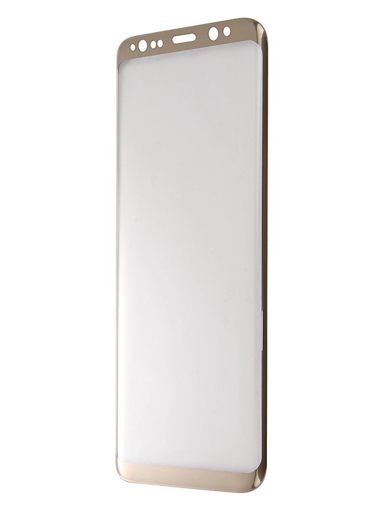 Аксессуар Защитное стекло Samsung Galaxy S8 Plus Onext 3D Gold 41266