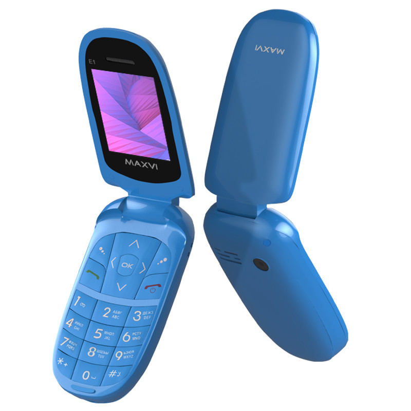 Сотовый телефон Maxvi E1 Blue