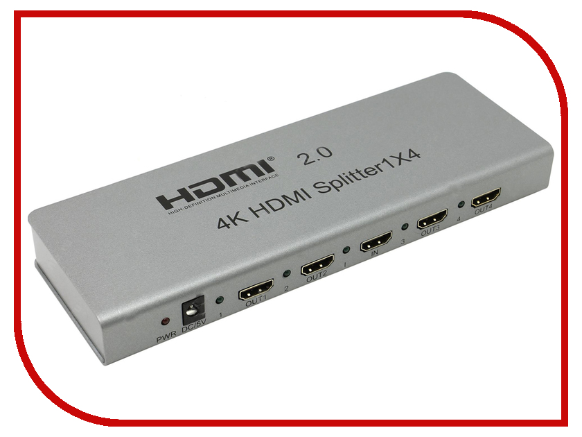  Orient HDMI 2.0 / 3D Splitter 1x4 HSP0104H-2.0