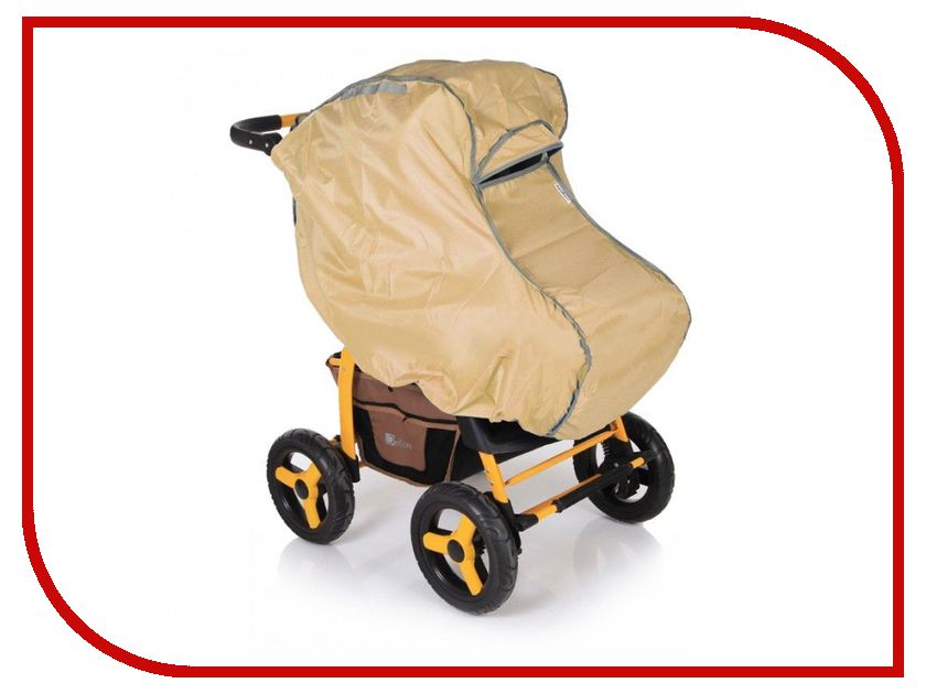 фото Универсальный дождевик для колясок Baby Care Junior 502п Beige