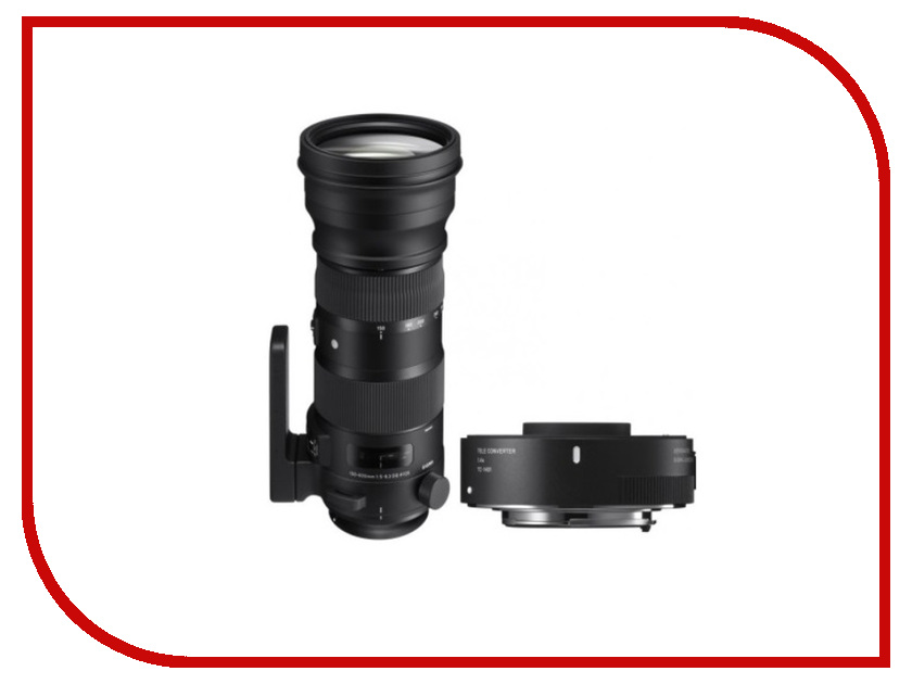  Sigma Nikon AF 150-600 mm F / 5.0-6.3 DG OS HSM Sports +  TC-1401